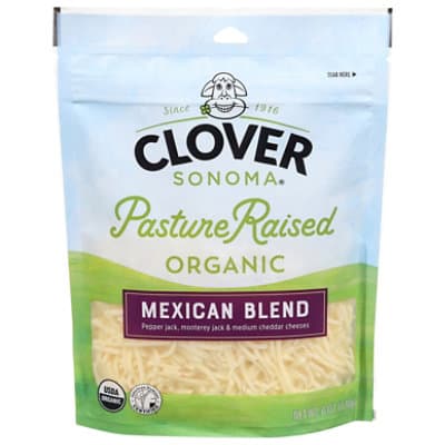 Clover Sonoma 3 Blend Cheese, Organic, Mexican