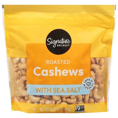 Signature Select/Farms Cashews With Sea Salt
