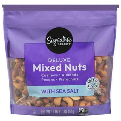 Signature Select/Farms Deluxe Mixed Nuts With Sea Salt