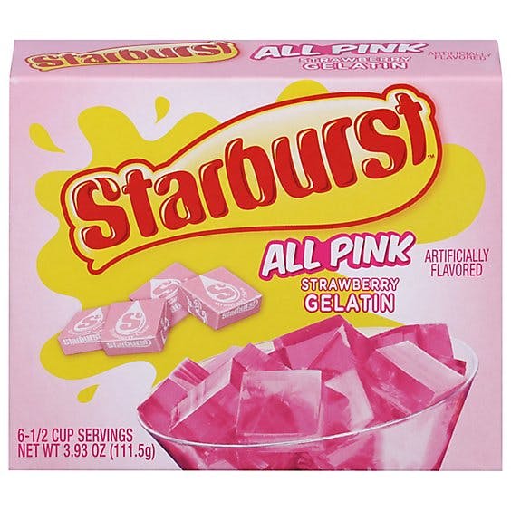 Is it Gelatin free? Starburst All Pink Strawberry Gelatin Mix