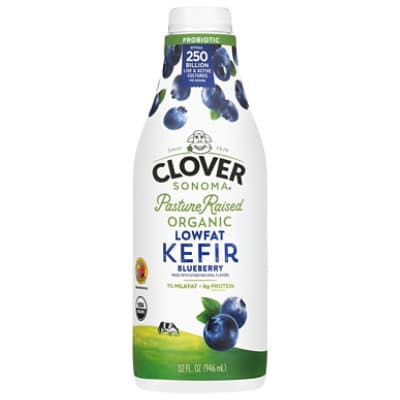 Clover Kefir, Perfect Blueberry