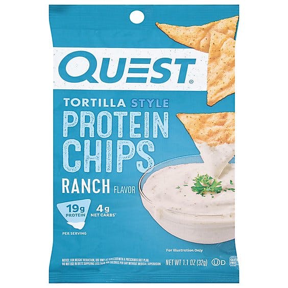 Is it Egg Free? Quest Tortilla Style Protein Chips Ranch, Single