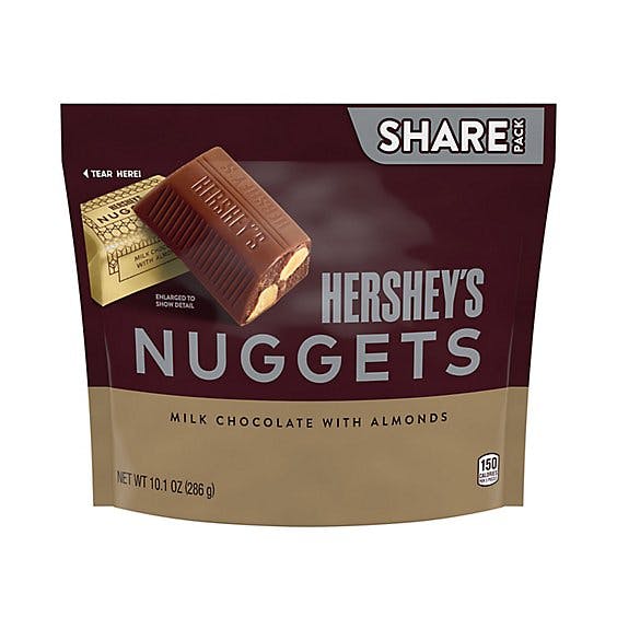 Is it Shellfish Free? Hershey's Nuggets With Almonds Share Size Chocolates