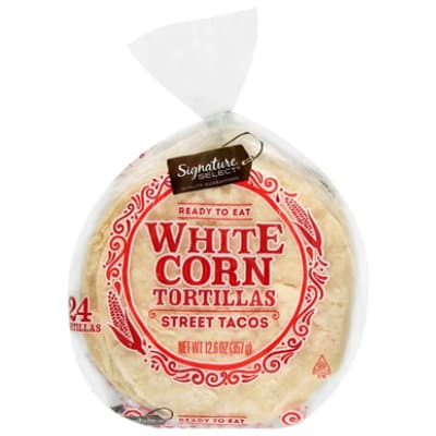 Signature Select Street Taco White Corn Tortilla