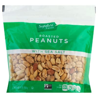 Signature Select/Farms Peanuts Roasted With Sea Salt