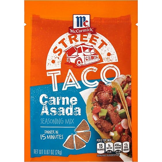 Is it Gluten Free? Mccormick Street Taco Carne Asada Seasoning Mix