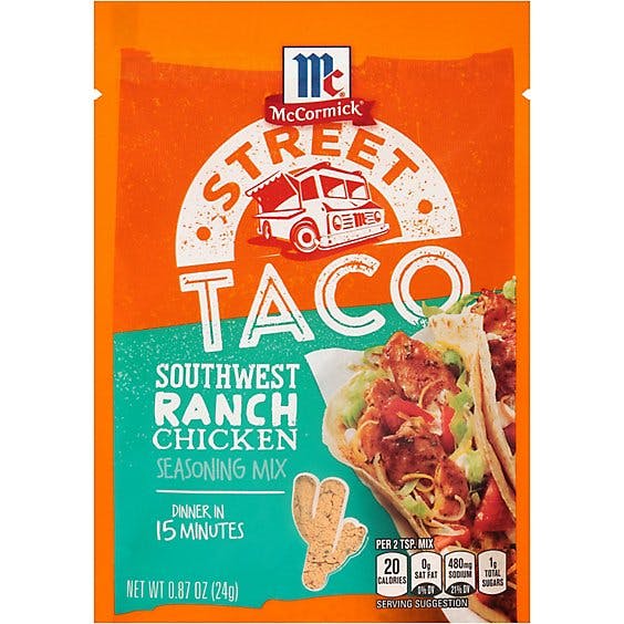 Is it Gluten Free? Mccormick Taco Seasoning Mix - Southwest Ranch Chicken