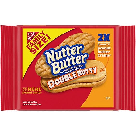 Is it Pescatarian? Nutter Butter Double Nutty Peanut Butter Sandwich Cookies