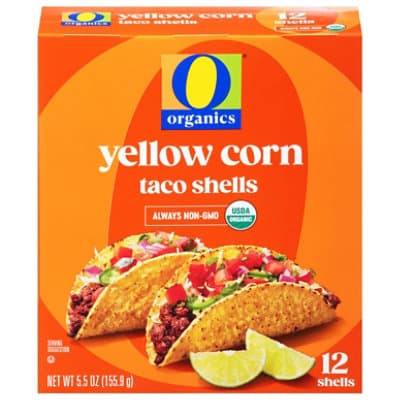 O Organics Taco Shells Yellow Corn
