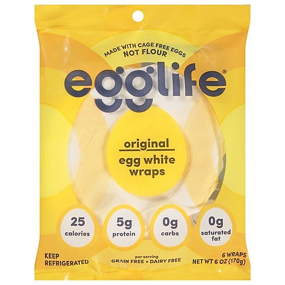 Is it Dairy Free? Egglife Original Egg White Wraps