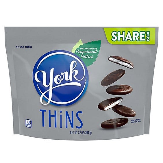 Is it Pescatarian? York Peppermint Patties Dark Chocolate Covered Thins