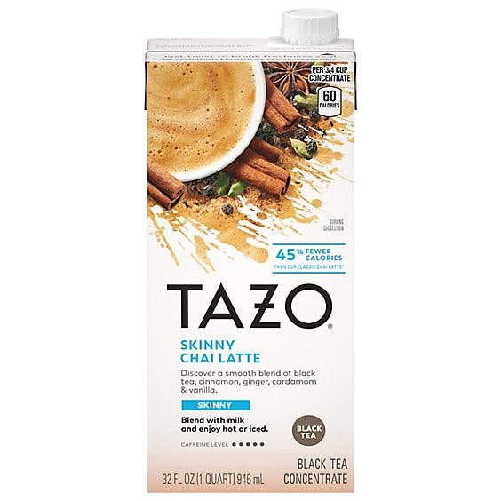 Is it Shellfish Free? Tazo Tea Concentrate Black Tea Skinny Chai Latte