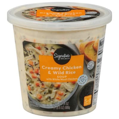Signature Cafe Soup Creamy Chicken & Wild Rice
