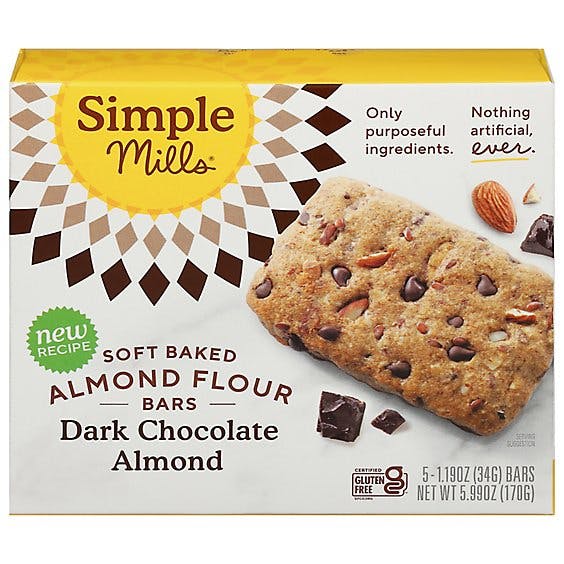 Is it Sesame Free? Simple Mills Dark Chocolate Almond Soft-baked Almond Flour Bars