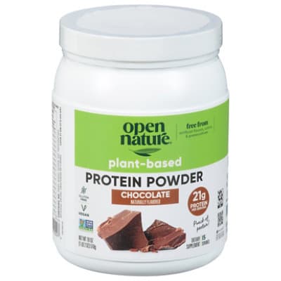 Open Nature Chocolate Plant Based Protein Powder