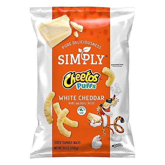 Is it Low FODMAP? Cheetos Simply White Cheddar Puffs