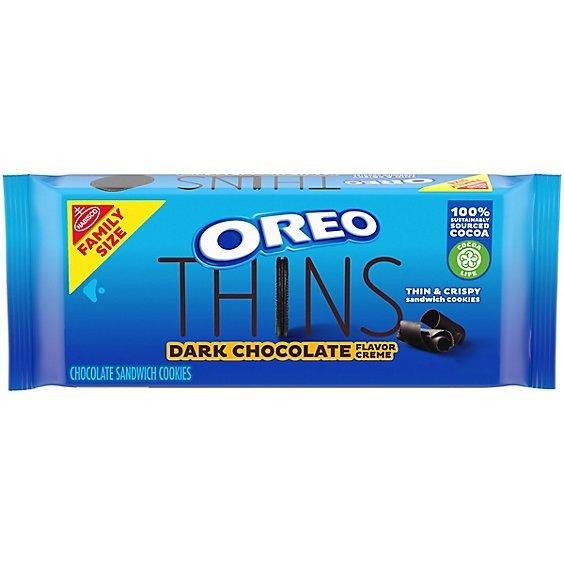 Is it Milk Free? Oreo Thins Sandwich Cookies Dark Chocolate