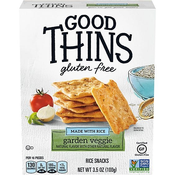 Is it Vegan? Good Thins Crackers Garden Veggie Rice Gluten Free