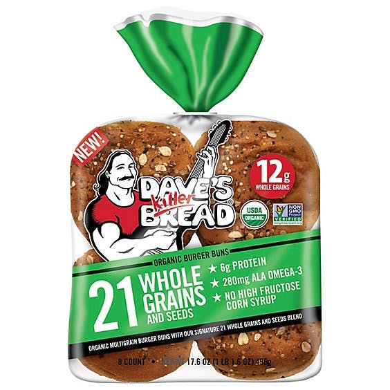 Is it Lactose Free? Dave's Killer Bread Organic 21 Grain Burger Buns