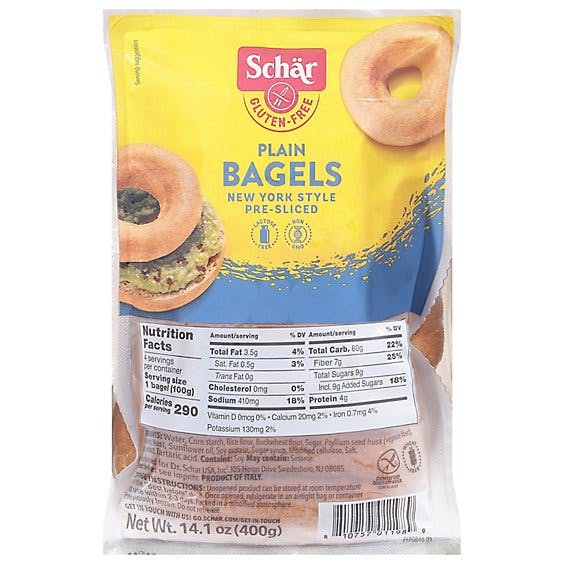 Is it Sesame Free? Schar Bagel Plain