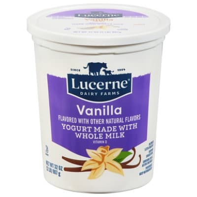 Lucerne Yogurt Whole Milk Vanilla