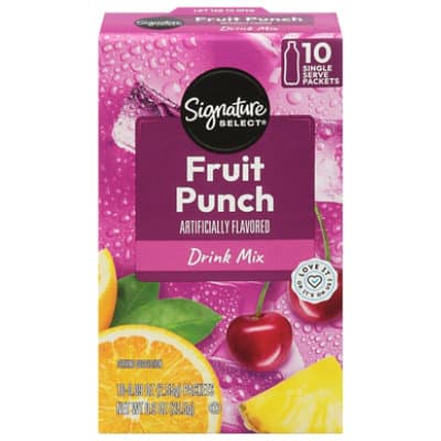 Signature Select Drink Mix Fruit Punch