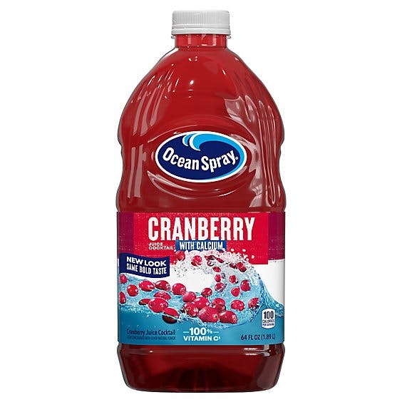 Is it Low FODMAP? Ocean Spray Cranberry With Calcium Juice Cocktail