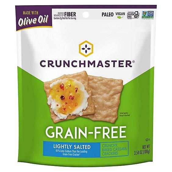 Is it Egg Free? Crunchmaster Crackers Grain Free Lightly Salted