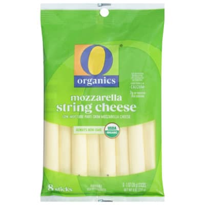 O Organics Mozzarella String Cheese