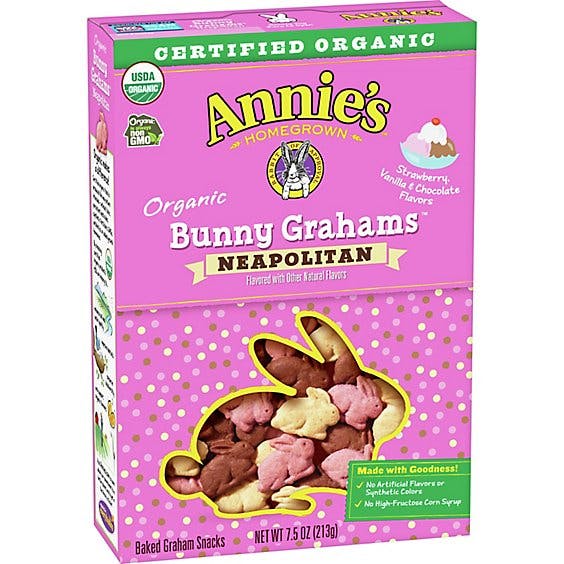 Is it Dairy Free? Annie's Homegrown Organic Neapolitan Bunny Grahams