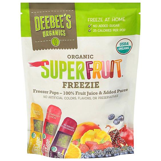 Is it Sesame Free? Deebee's Organic Superfruit Freezies