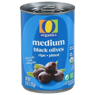 O Organics Olives Ripe Pitted Medium