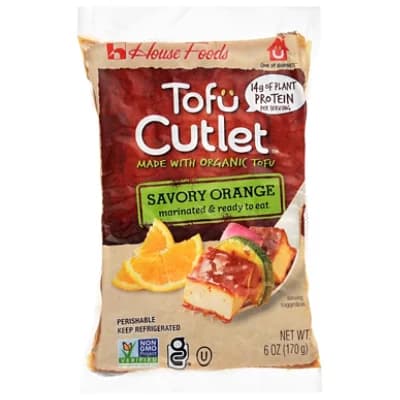 House Foods Tofu Cutlet Savory Orange