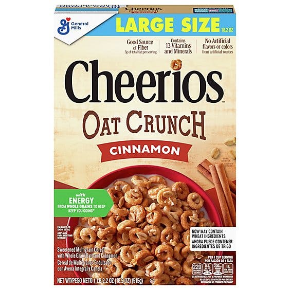 Cheerios Cinnamon Oat Crunch Cereal