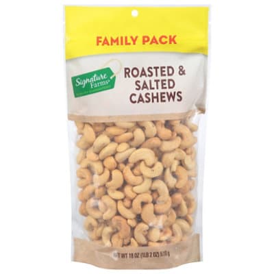 Roasted & Salted Whole Cashews With Sea Salt Prepackaged