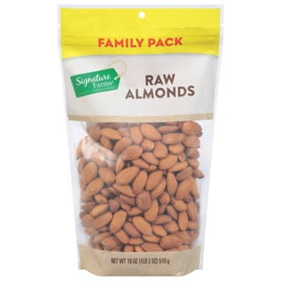 Raw Almonds Prepackaged