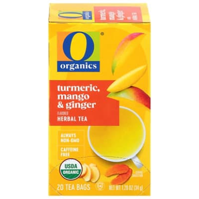 O Organics Tea Turmeric Mango Ginger
