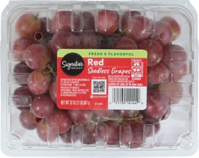 Signature Farms Red Seedless Grapes