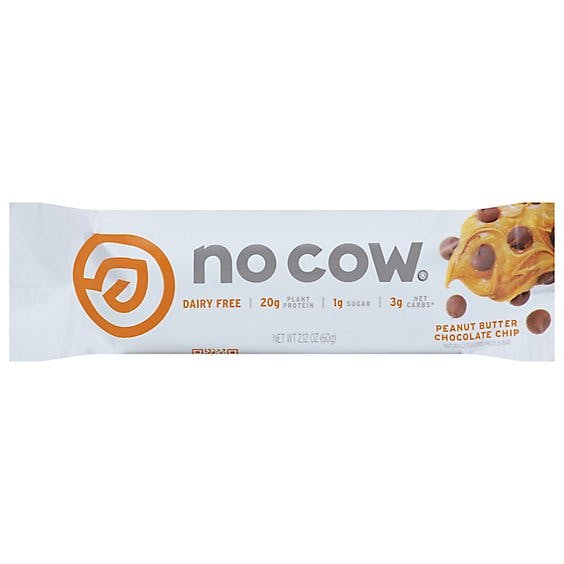 Is it Milk Free? No Cow Peanut Butter Chocolate Chip Bar
