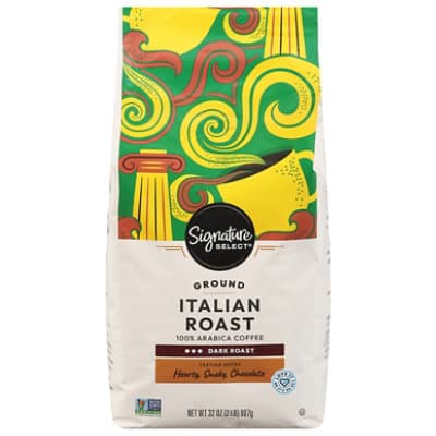 Signature Select Coffee Italian Roast Ground