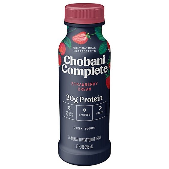 Is it Low FODMAP? Chobani Strawberry Cream Greek Yogurt Shake