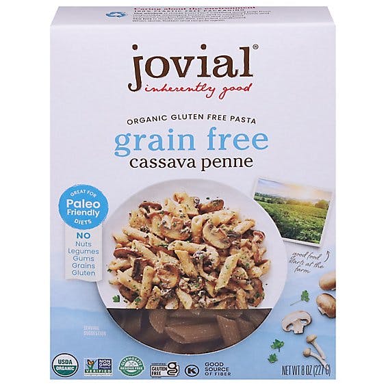 Is it Dairy Free? Jovial Organic Grain-free Cassava Penne Pasta