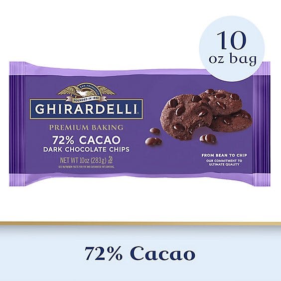 Is it Gelatin free? Ghirardelli 72% Cacao Dark Chocolate Premium Baking Chips For Baking Bag