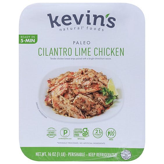 Is it Dairy Free? Kevins Natural Foods Paleo Cilantro Lime Chicken