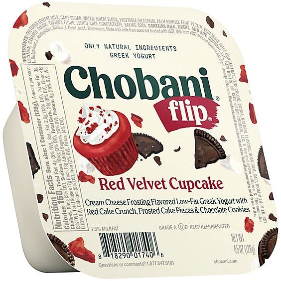 Is it Dairy Free? Chobani Flip Red Velvet Cupcake