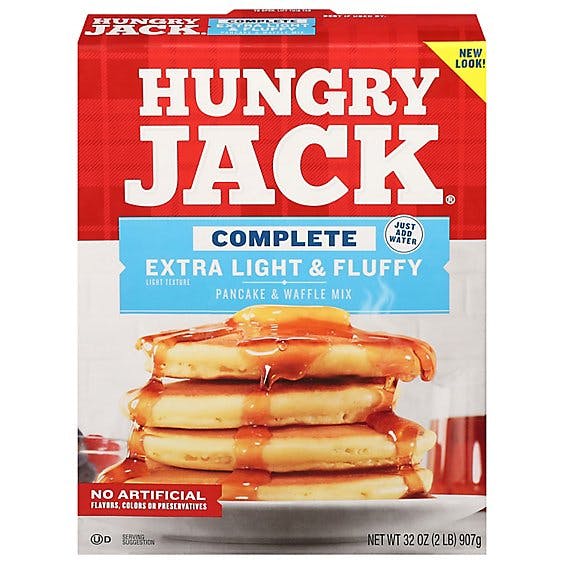Is it Pescatarian? Hungry Complt Jack Pancake Mix Extra Lt