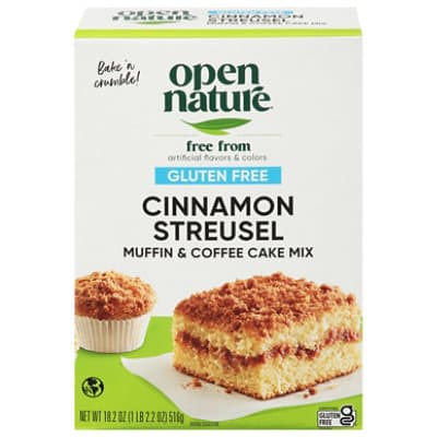 Open Nature Muffin/Cake Mix Cinnamon Streusel Gluten Free