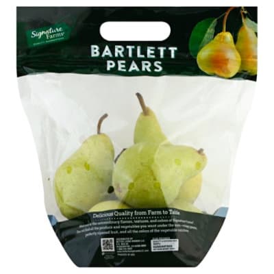Signature Select/Farms Bartlett Pears Prepacked Bag