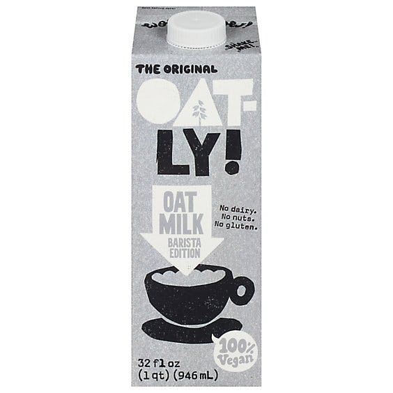 Is it Low FODMAP? Oatly Original Barista Oat Milk