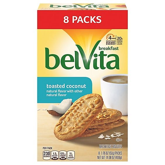 Is it Vegetarian? Belvita Breakfast Biscuit Toasted Coconut